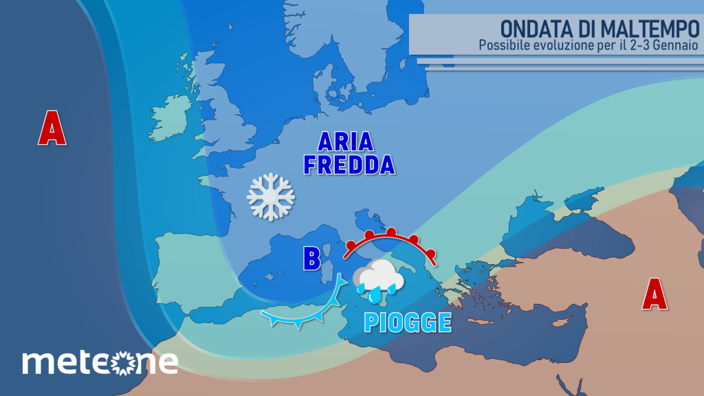 Capodanno 2020 neve al nord