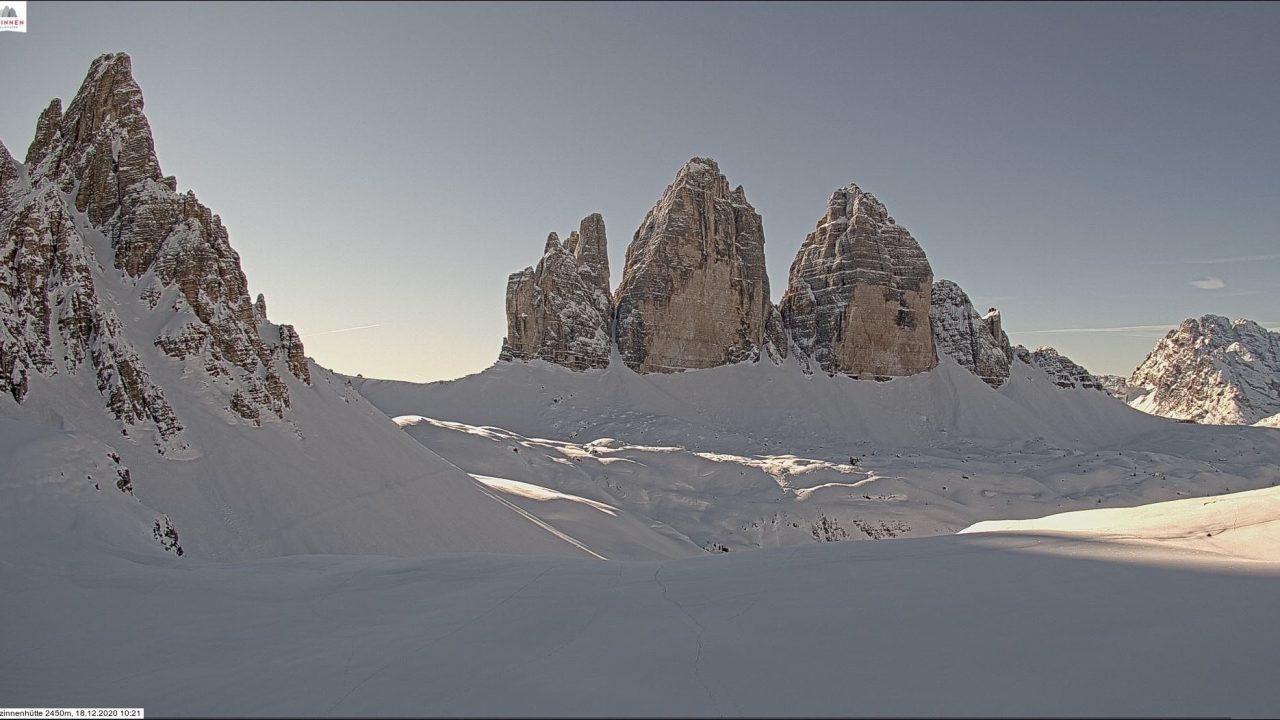 Neve Dolomiti Tre Cime di Lavaredo