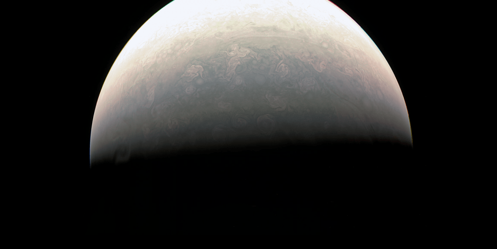 polo nord giove