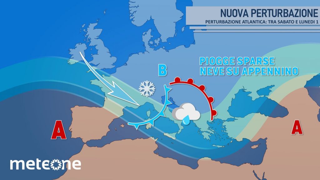 Nuova perturbazione atlantica