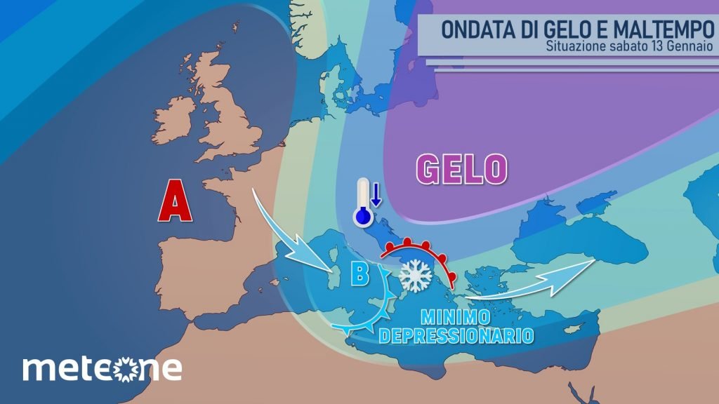 Ondata di gelo di San Valentino - Sabato 13