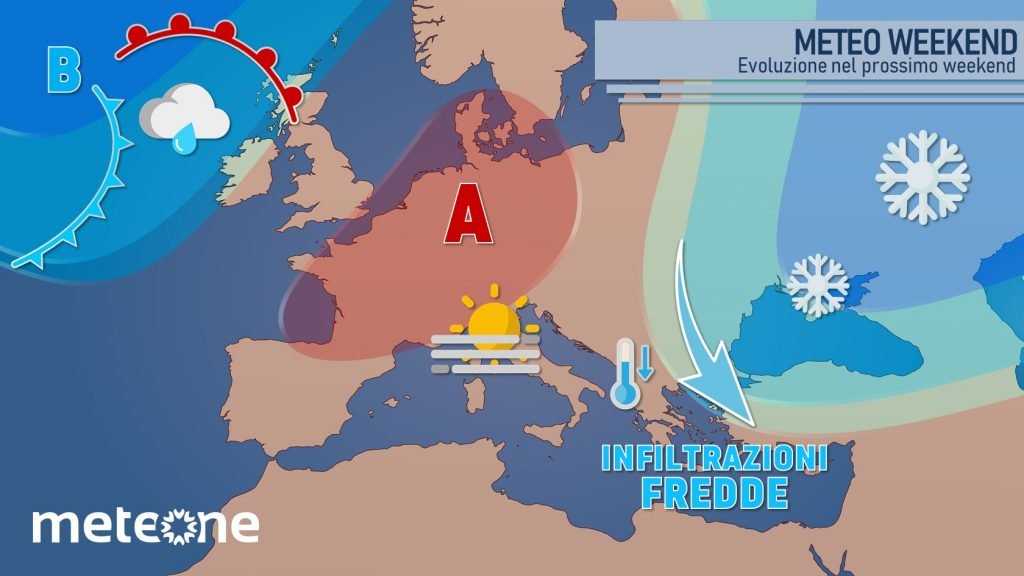 infiltrazioni fredde dai Balcani