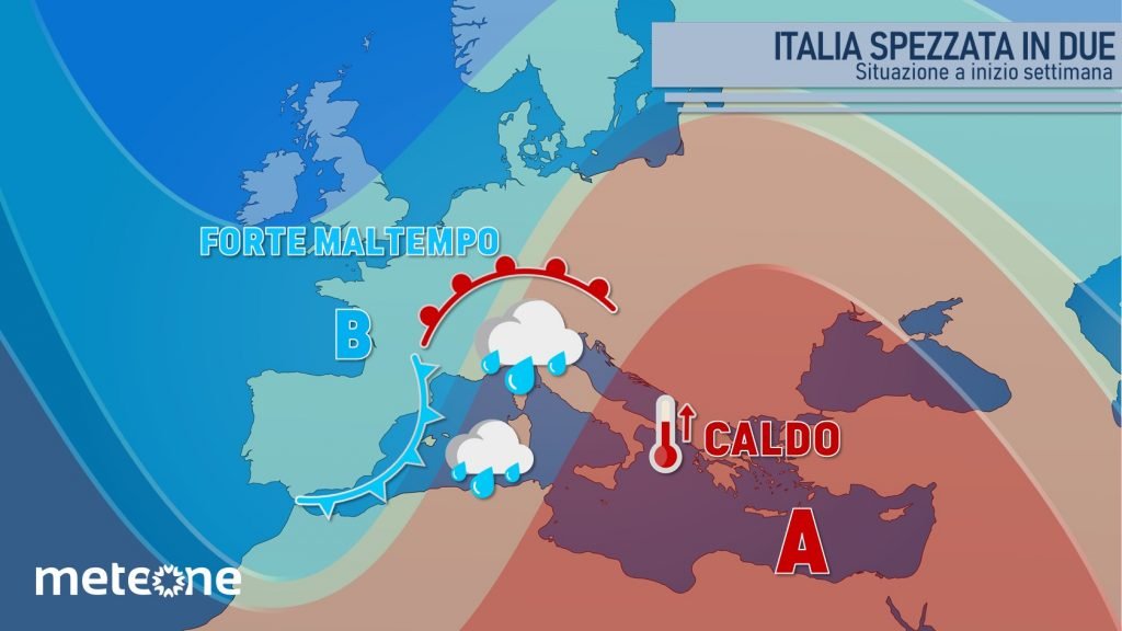 intenso maltempo al centro-nord