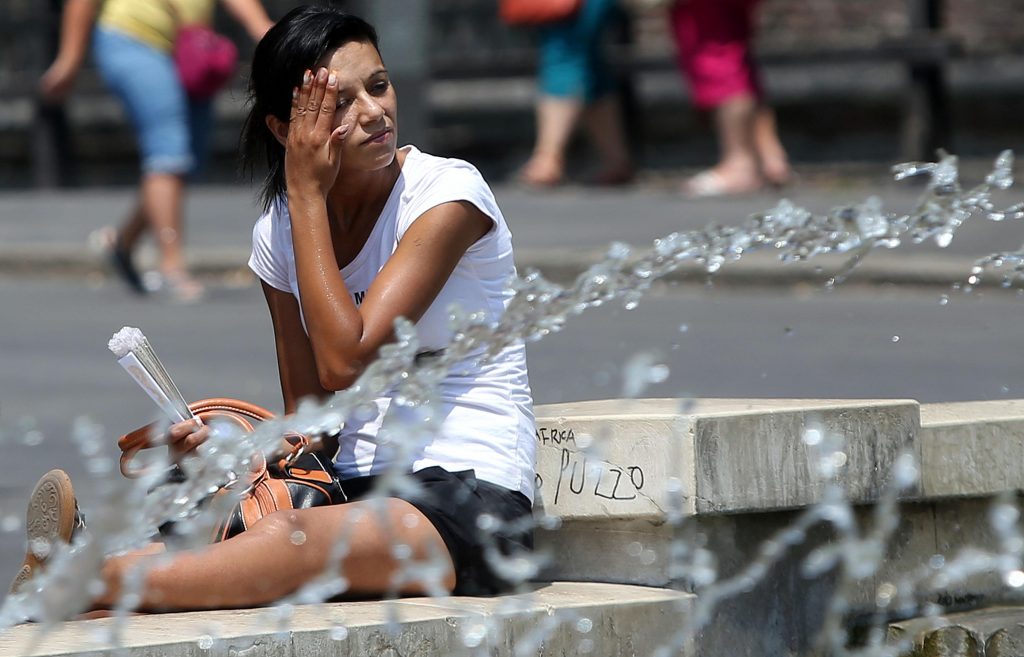 intensa ondata di caldo Italia giugno 2021