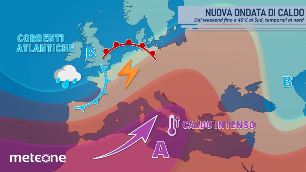 torna il gran caldo al sud